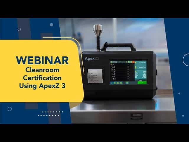 Cleanroom Certification Using Apex Z3