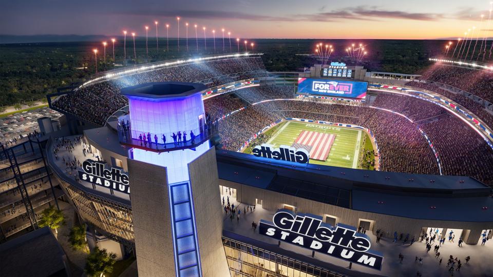 photograph of gilette stadium